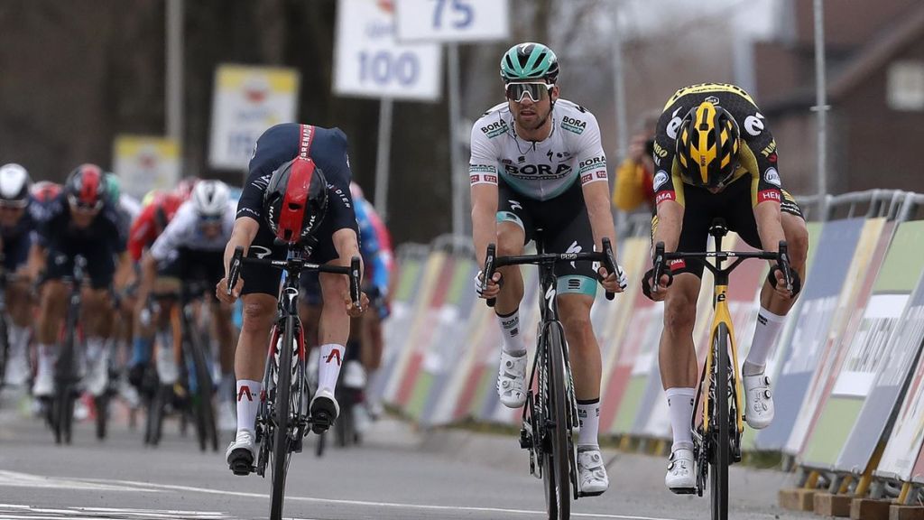 Ciclismo- Amstel Gold Race, Van Aert si prende la prima delle Ardenne al fotofinish su Pidcock, bene Sbaragli, è&nbsp;settimo.