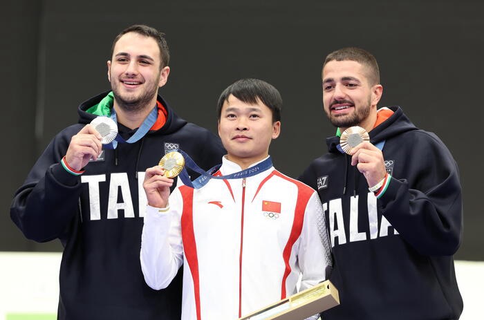 OLIMPIADI PARIGI 2024:TIRO SPORTIVO,INFERMABILI MALDINI E MONNA ARGENTO E BRONZO NELLA PISTOLA&nbsp;10m