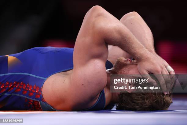 PARIGI 2024- FINALI LOTTA-GRECO ROMANA MASCHILE 97 KG: SARAVI VINCE DA SFAVORITO contro un deludente&nbsp;aleksanyan