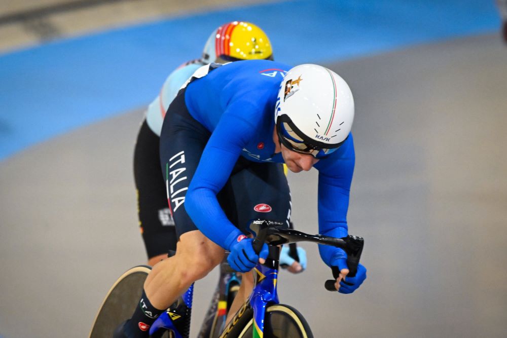 Olimpiadi Parigi 2024 – Elia Viviani fuori dal podio della omnium, vince Benjamin&nbsp;Thomas